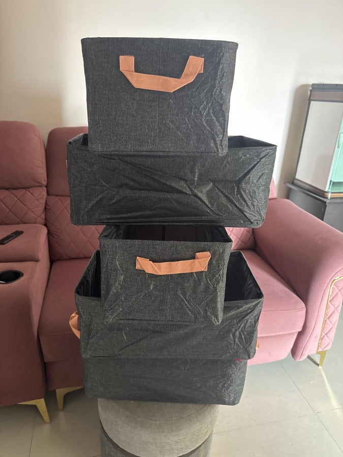Customer photo: Stacked to save space